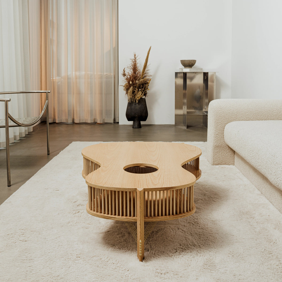 Sculptural Guitar Table