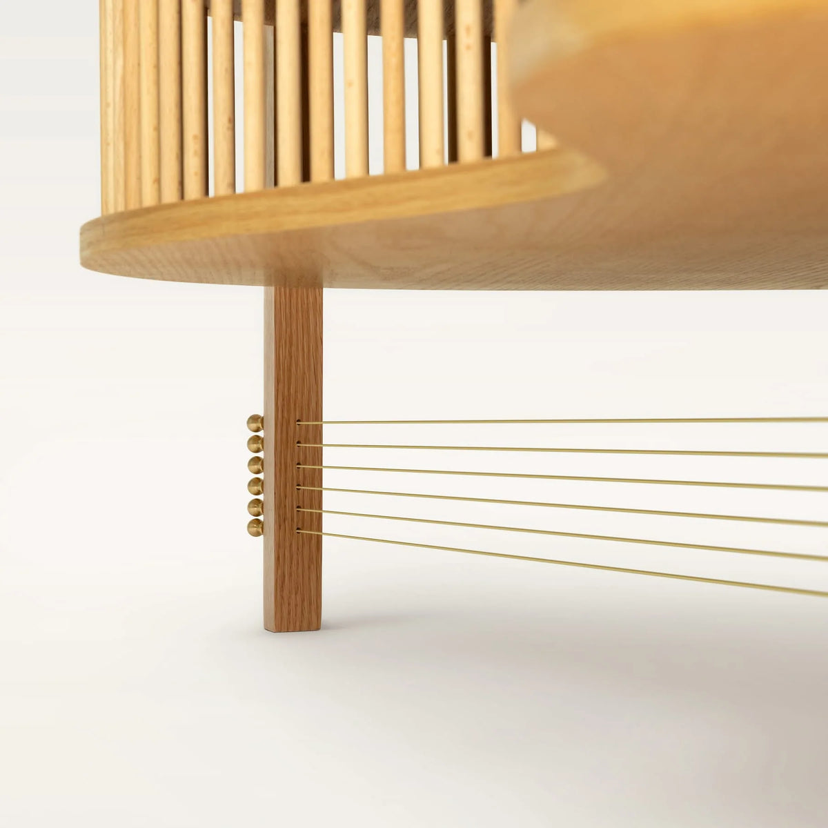 Sculptural Guitar Table