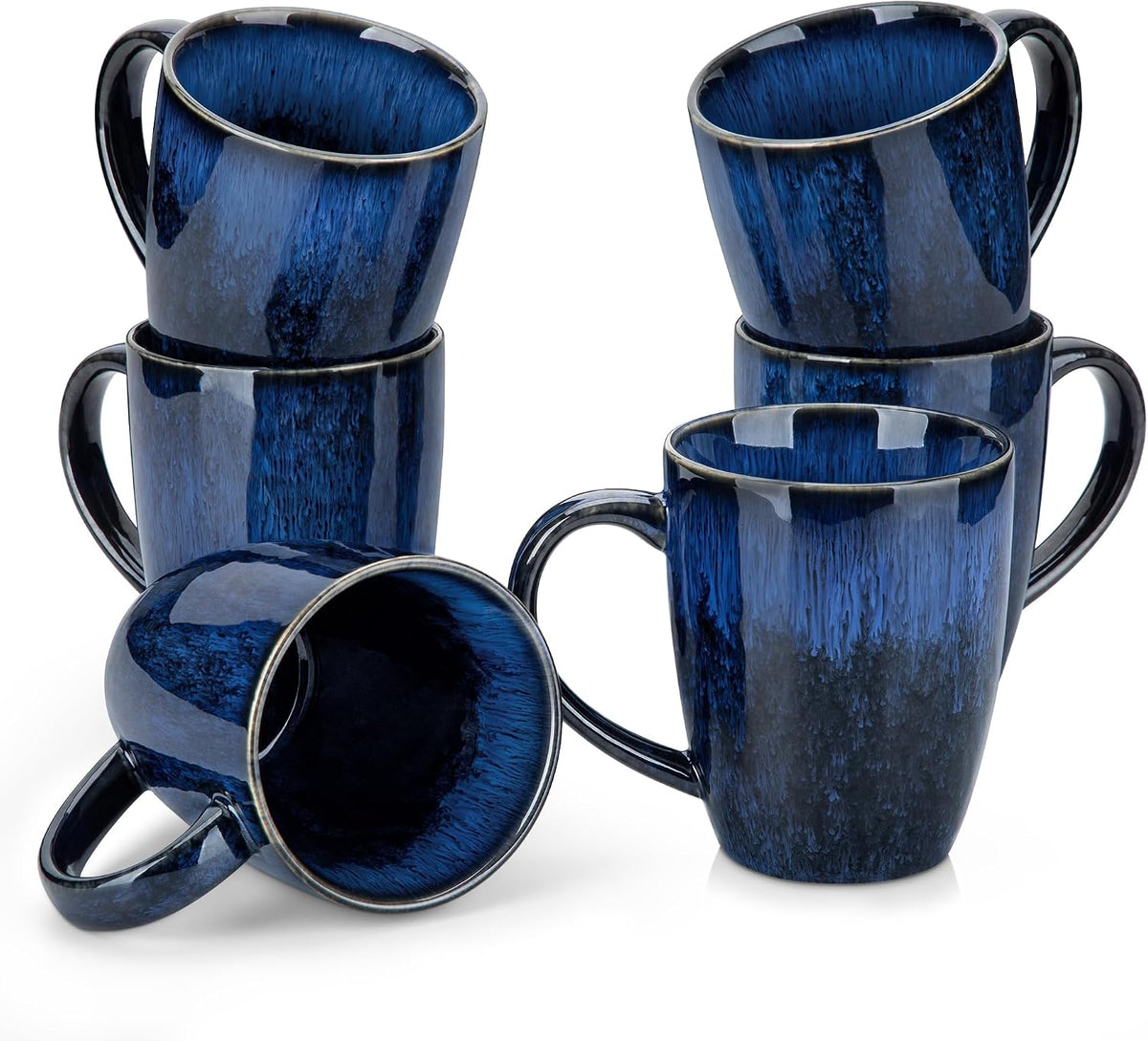 Ceramic Coffee Mug Set of 6