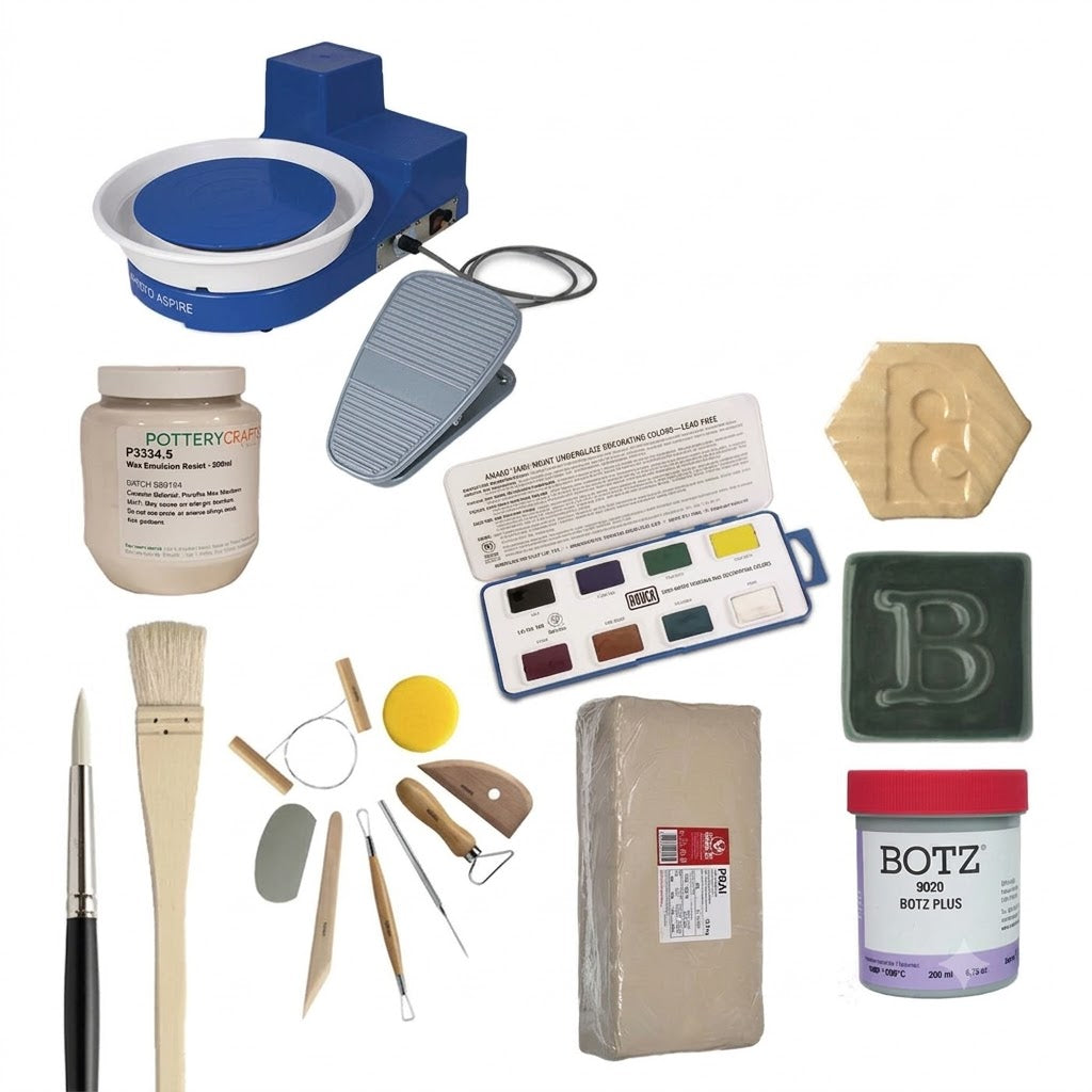 Tabletop Pottery Wheel Starter Set